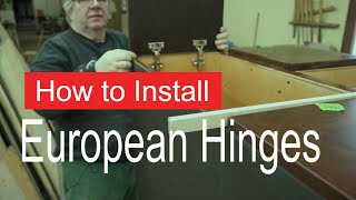 Avoid Mistakes Installing European Hinges Made Simple [upl. by Tronna]