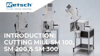 Cutting Mill SM 100 SM 200 amp SM 300 RETSCH cuttingmill laboratoryinstruments [upl. by Hniv860]