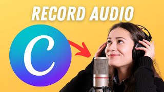 How to Record Audio in Canva  Recording Audio Made Easy  Canva Tutorial [upl. by Kiah568]