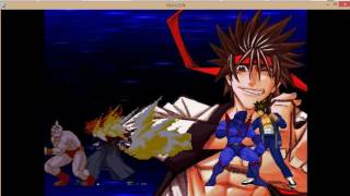 MUGEN Battousai amp Sagara Sanosuke VS Kinniku Mantaro amp Kevin Mask [upl. by Chandal519]