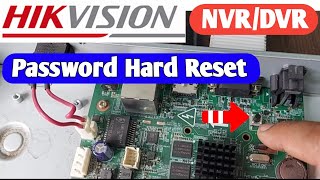 How to Reset Hikvision NVRDVR password in 2022  Hikvision NVR Password Reset [upl. by Saffian748]