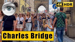 Prague Walking Tour Old Town Square  Karlova Street  Charles Bridge 🇨🇿 Czech Republic 4K HDR ASMR [upl. by Stig]