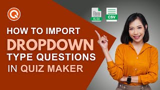 Quiz Maker Question Importer Updates  Import Dropdown Type Questions in Quiz Maker [upl. by Hilda]