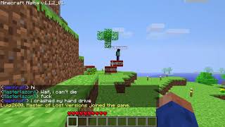 Minecraft Alpha 11201  Players Test Server [upl. by Hnad496]