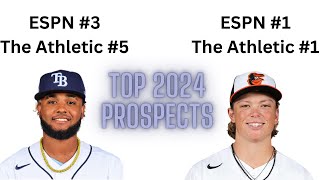 Top 10 MLB prospects for 2024 according to ESPN and The Athletic [upl. by Lael]