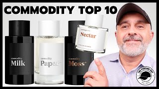 TOP 10 COMMODITY FRAGRANCES  Book Scent Space Collection Review  Price Increases Coming [upl. by Alyehc]