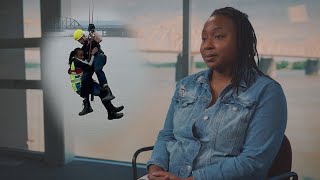 Semi driver miraculously rescued after Louisville bridge crash shares her story [upl. by Flavia]