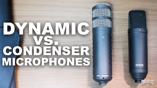 Dynamic vs Condenser Microphones Whats the Difference [upl. by Yehs]