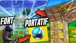 🔥 MON 1er FORT PORTATIF ► ET COMMENT LE CONTRER  FORTNITE BATTLE ROYALE GAMEPLAY [upl. by Lleral511]