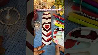 Heart Bookmarkheart bookmark painting lights diy pune art trending shorts status whatsapp [upl. by Lapointe]