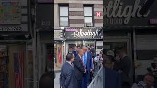 Trump Makes Harlem Pit Stop After Hush Money Trial [upl. by Det110]