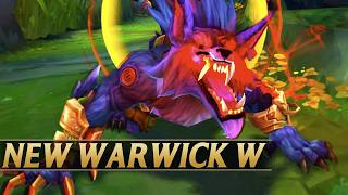 NEW WARWICK W CHANGES  League of Legends [upl. by Macnair]