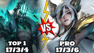 Wild Rift Draven  Top 1 Draven VS Xayah Pro Gameplay Rank Master [upl. by Arraeis]