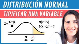 TIPIFICAR una Variable de una DISTRIBUCIÓN NORMAL 🔔 Probabilidad [upl. by Vijar]