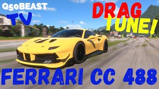 Ferrari Corse Clienti 488 Challenge Drag Tune  Forza Horizon 5  Xbox Series X  4K [upl. by Nole]