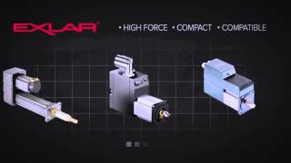 Exlar productoverzicht elektrische rollerscrew actuators [upl. by Ahseuqram170]