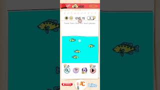 Brain test game Level 112 Feed them one for each braintesthack foryoushorts easygamebraintest [upl. by Siblee]