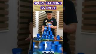 A Potential Fast Sport Stacking G5 Cycle in 6101 Seconds shorts [upl. by Atirac]