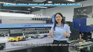 Eco Solvent Printer for Car Wrap Vinyl Sticker Banner Mesh Wallpaper Advertising [upl. by Aryek]