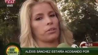 Alexis Sanchez La modelo Cristina Aranguiz dice que él la acosa [upl. by Nylave]