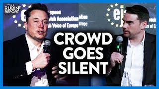 Crowd Goes Silent After Hearing Elon Musk Tell Ben Shapiro His Warning [upl. by Llewellyn]