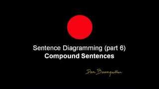 Sentence Diagramming part 6  Compound Sentences [upl. by Judsen190]