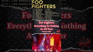 Foo Fighters  Everything Or Nothing At All Tour Summer 2024 Shorts [upl. by Arod]