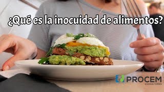 ¿Qué es la inocuidad de alimentos [upl. by Yzus]