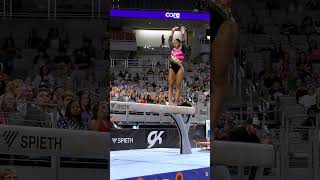 Jordan Chiles Slow Motion Balance Beam 2024 Xfinity Championships Senior Women Session 2 Day 1 Part1 [upl. by Soigroeg]