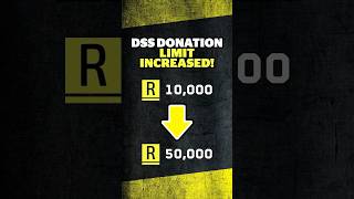 DSS Donation Limit Increased [upl. by Nanam]