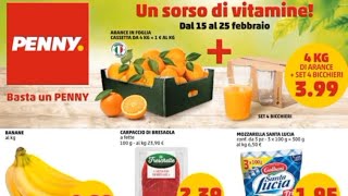 VOLANTINO  ANTEPRIMA⚠️ PENNY 🛒 DAL 12 AL 25 FEBBRAIO 2024 TANTI♡VOLANTINI [upl. by Akehs]