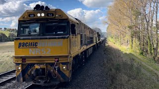 Burradoo  Southern Bound Steel Load Train at Burradoo [upl. by Arron25]