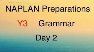 NAPLAN Preparations Year 3 Grammar Day 2  Common misspellings in Real Test [upl. by Iveel936]