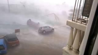 Dangerous Rain And Cyclone Vardah In Chennai TamilnaduIndia [upl. by Nnaear246]