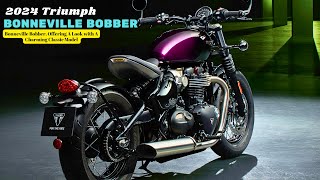 Bonneville Bobber Offering A Look with A Charming Classic Model  2024 Triumph Bonneville Bobber [upl. by Irahc466]