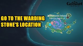 Go to the Warding Stones location Genshin Impact [upl. by Anwaf]