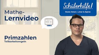 Primzahlen l Teilbarkeitsregeln 🎓 Schülerhilfe Lernvideo Mathe [upl. by Eidson]