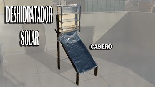 DESHIDRATADOR SOLAR CASERO [upl. by Bartle]