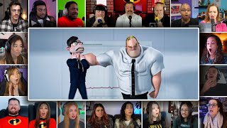 Mr Incredible vs His Boss  The Incredibles Reaction Mashup [upl. by Fruma745]