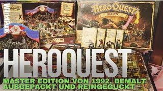 HeroQuest Master Edition von 1992 bemalt  Ausgepackt und reingeguckt [upl. by Rahal153]