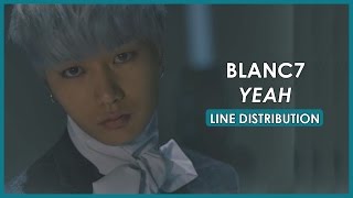 BLANC7  YEAH Line Distribution Color Coded [upl. by Cid]