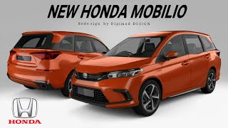 ALL NEW HONDA MOBILIO 20232024 REDESIGN  Digimods DESIGN [upl. by Warford]