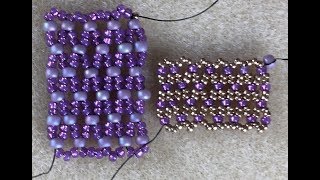 Basic Beaded Netting Technique Part 1 [upl. by Raven331]