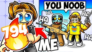 Pretending To Be NOOB To TROLL MY FRIENDS In ROBLOX Rivals [upl. by Stent]