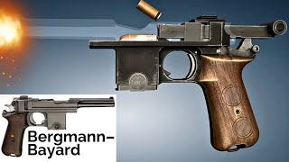 3D How the Bergmann–Bayard Pistol works [upl. by Blondy]