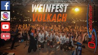 Weinfest Volkach 2024 mit der Partyband aus Franken  Oberspiesheimer [upl. by Nuj268]