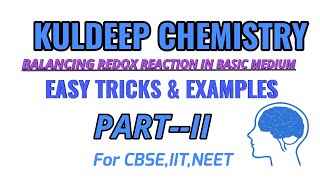 Balancing Redox Reactions in basic medium by oxidation reduction number method with examplepart 02 [upl. by Ytissahc]