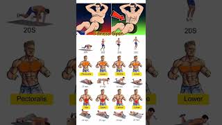 Body workout tips Abs and chest workout at home fullbodyfatloss absworkout fitnesslife shorts [upl. by Nannie]