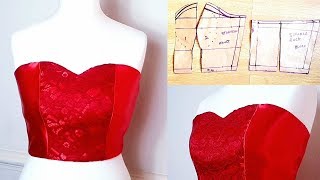 DIY  Lined Tube Top Easy [upl. by Noirret]