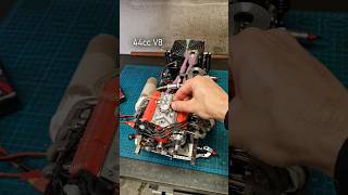 110 RC V8 Car jlc3dp stirlingkit v8engine [upl. by Etnoed]